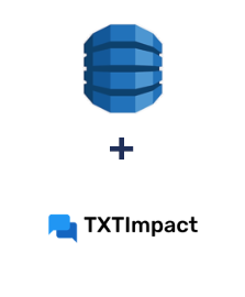 Integración de Amazon DynamoDB y TXTImpact