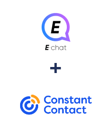 Integración de E-chat y Constant Contact