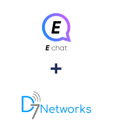 Integración de E-chat y D7 Networks