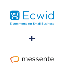 Integración de Ecwid y Messente