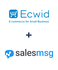 Integración de Ecwid y Salesmsg