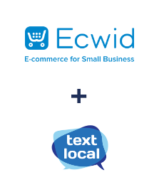 Integración de Ecwid y Textlocal