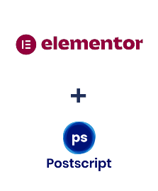 Integración de Elementor y Postscript