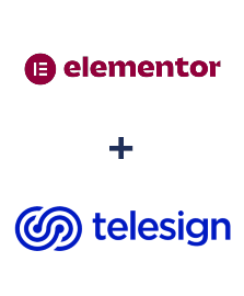 Integración de Elementor y Telesign