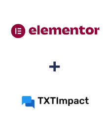 Integración de Elementor y TXTImpact