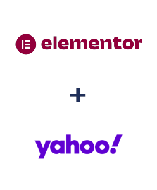 Integración de Elementor y Yahoo!