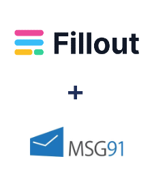 Integración de Fillout y MSG91