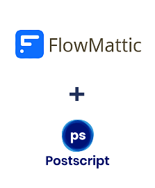 Integración de FlowMattic y Postscript