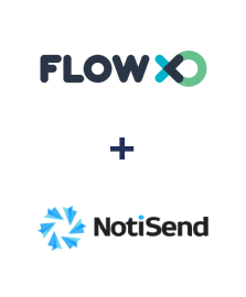Integración de FlowXO y NotiSend Integración de FlowXO y NotiSend