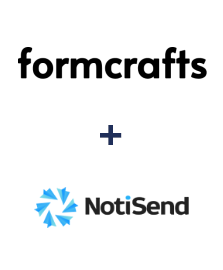 Integración de FormCrafts y NotiSend Integración de FormCrafts y NotiSend