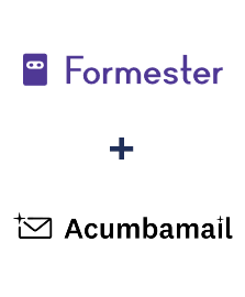 Integración de Formester y Acumbamail