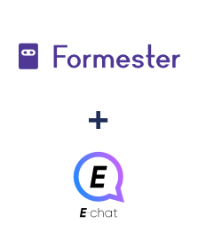 Integración de Formester y E-chat