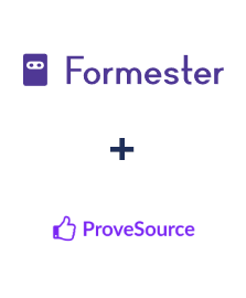 Integración de Formester y ProveSource