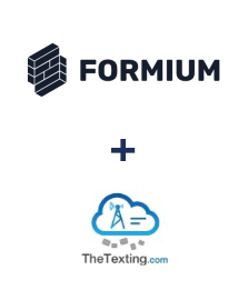 Integración de Formium y TheTexting