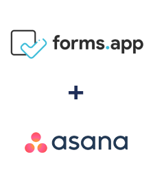 Integración de forms.app y Asana
