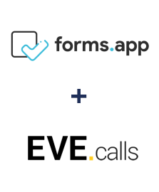 Integración de forms.app y Evecalls