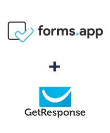 Integración de forms.app y GetResponse