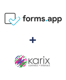 Integración de forms.app y Karix