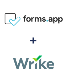 Integración de forms.app y Wrike