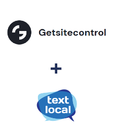 Integración de Getsitecontrol y Textlocal