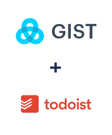 Integración de Gist y Todoist