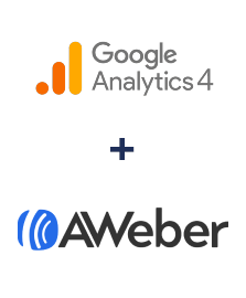 Integración de Google Analytics 4 y AWeber