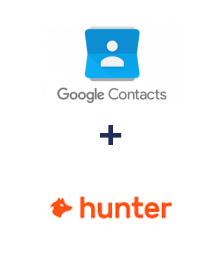 Integración de Google Contacts y Hunter.io