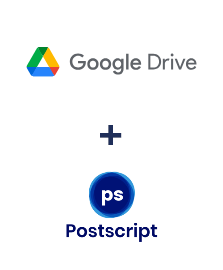 Integración de Google Drive y Postscript