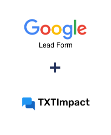 Integración de Google Lead Form y TXTImpact