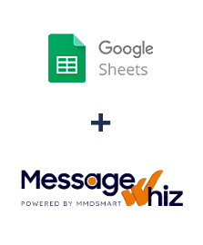 Integración de Google Sheets y MessageWhiz