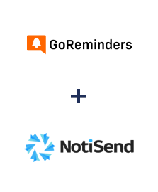 Integración de GoReminders y NotiSend Integración de GoReminders y NotiSend