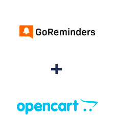 Integración de GoReminders y Opencart