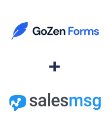 Integración de GoZen Forms y Salesmsg