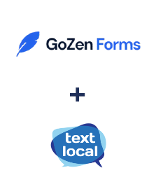 Integración de GoZen Forms y Textlocal