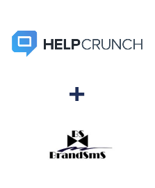 Integración de HelpCrunch y BrandSMS 