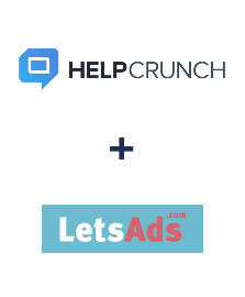 Integración de HelpCrunch y LetsAds