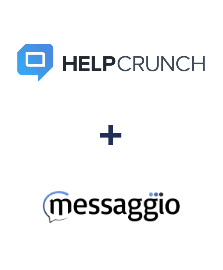 Integración de HelpCrunch y Messaggio