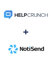 Integración de HelpCrunch y NotiSend Integración de HelpCrunch y NotiSend