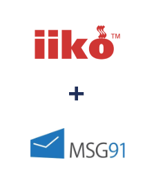Integración de iiko y MSG91 Integración de iiko y MSG91
