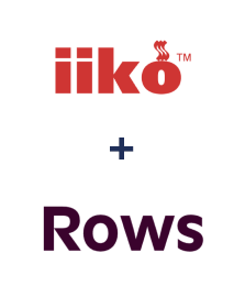 Integración de iiko y Rows