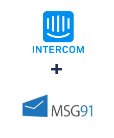 Integración de Intercom  y MSG91