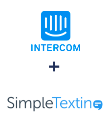 Integración de Intercom  y SimpleTexting