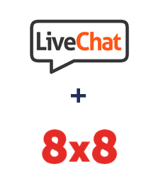 Integración de LiveChat y 8x8