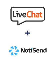 Integración de LiveChat y NotiSend Integración de LiveChat y NotiSend