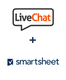 Integración de LiveChat y Smartsheet