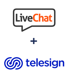 Integración de LiveChat y Telesign