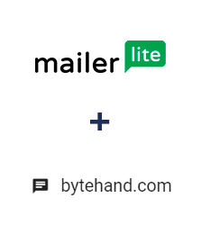 Integración de MailerLite y BYTEHAND