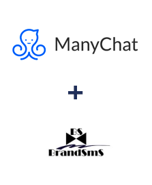 Integración de ManyChat y BrandSMS 