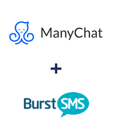 Integración de ManyChat y Burst SMS