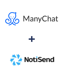 Integración de ManyChat y NotiSend Integración de ManyChat y NotiSend